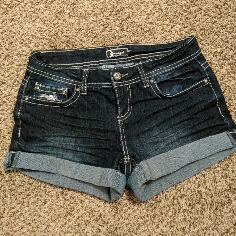 Soundgirl jean shorts size 5